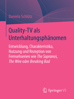 cover image of Quality-TV als Unterhaltungsphänomen
